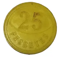 25 Pesetas - Cooperativa La Unió