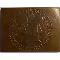 Médaille syndicat de la boulangerie