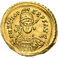 Solidus - Zeno VICTORIA AVGGGΓ, Rome