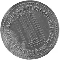 10 Pfennigs - Brüggen Brüggener Dampf-Falzziegel Fabrik