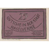 25 Pfennigs