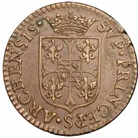 Liard - Charles I narrow bust