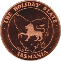 Medal - Tourist Dollar Tasmania - Holiday State, Tourist Souvenir