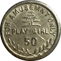 Token - 50 - Amusement center Play Boy Play Girl