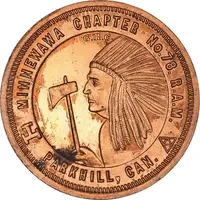 Masonic Penny - Minnewaka Chapter No. 78 Parkhill, Ontario