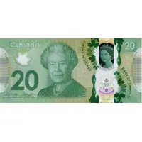 20 Dollars Queen Elizabeth II