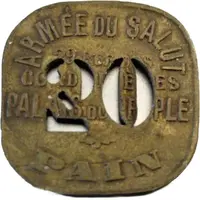 30 centimes pain - armée du salut - Palais du Peuple - Paris [75]