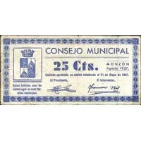 25 Céntimos Monzón