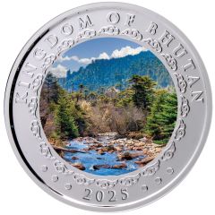 1000 Ngultrum Year of the Snake, silver