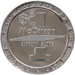 1 Dollar Gaming Token - McCarran Airport Las Vegas