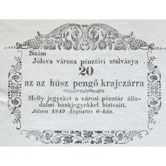 20 Kreuzers Jólsva