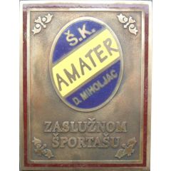 Plaquette - ŠK Amater Donji Miholjac