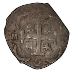 2 Reales `El Yagual` Achaguas - Necessity coinage