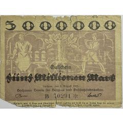 5 000 000 Mark Bochumer Verein für Bergbau und Gußstahlfabrikation