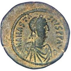 40 Nummi - Anastasius I Dicorus Constantinopolis, Type ✶M✶, Large Module