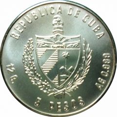 5 Pesos Emerald Hummingbird