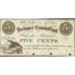 5 Cents Herkimer County Bank