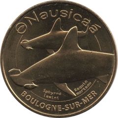Monnaie de Paris Tourist Token - Boulogne-sur-Mer Nausicaä - Requin marteau