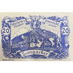 20 Heller, Blue issue