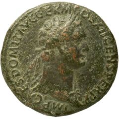 As - Domitian VICTORIAE AVGVSTI S C, Victory