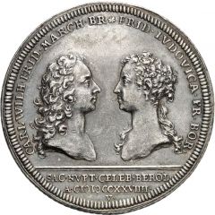 1 Thaler - Charles William Frederick Marriage