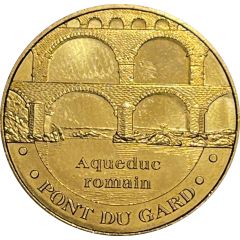 Monnaie de Paris Tourist Token - Pont du Gard Aqueduc Romain