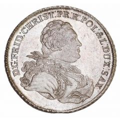 Talar - Fryderyk Christian as Polish Prince Lipsk mint