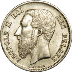 50 Centimes - Léopold II French text