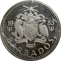 10 Dollars - Elizabeth II Summer Olympics, Silver Proof Issue