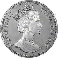 1 Crown - Elizabeth II Queen Mother, Silver Proof