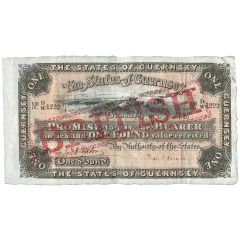 1 Pound 1921 Overprint