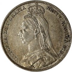 1 Shilling - Victoria 2nd portrait, 2nd type