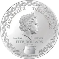 5 Dollars - Elizabeth II Mirror Tiger
