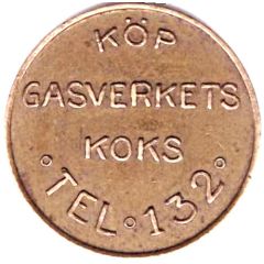 Tram Token - Norrköpings Spårvägar POLLETT, Norrkoping