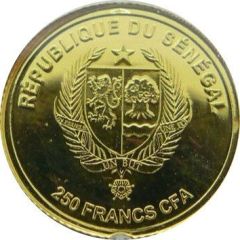 250 Francs CFA 2018 FIFA World Cup