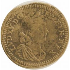 Rechenpfennig - Louis XIV Paix de Ratisbonne - Le repos suit la victoire