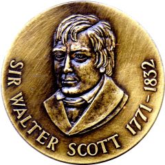 Medallion - Sir Walter Scott