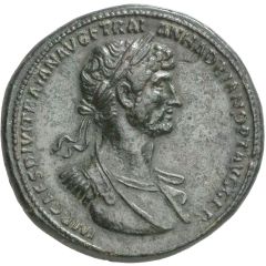 Sestertius - Hadrian DAC PARTHICO P M TR P COS P P CONCORDIA SC, Concordia and Spes