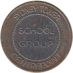 Token - Sydney Tower Centrepoint Lift - School Group