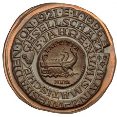 Medal - 75th anniversary of the Numismatic Club Mainz-Wiesbaden