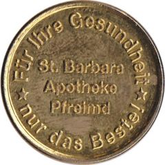 Bonus Taler - St. Barbara Apotheke Pfreimd