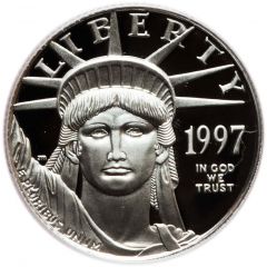 25 Dollars `American Platinum Eagle` Bullion Coinage