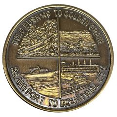 Delta Coin Club Medal Gold Rush to Industrial City