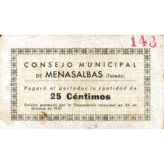 25 Céntimos Menasalbas