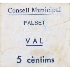 5 Céntimos Falset
