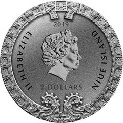 2 Dollars - Elizabeth II Aztec Calendar