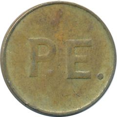 Token - P.E. Phonographic Equipment, 18.6 mm