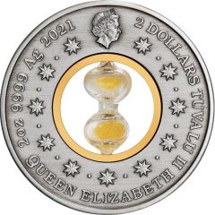 2 Dollars - Elizabeth II Hourglass