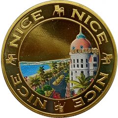 Jeton touristique - Nemery & Calmejane - Nice - Negresco - Chaise bleu