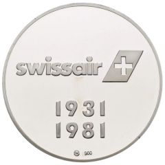 Medal - Swissair silver